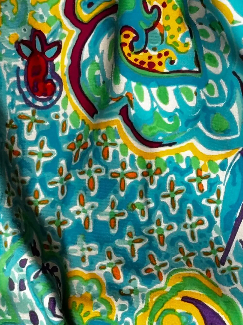 LAUREN Ralph Lauren Paisley Print Tankini Swim Set Size M Estimated
